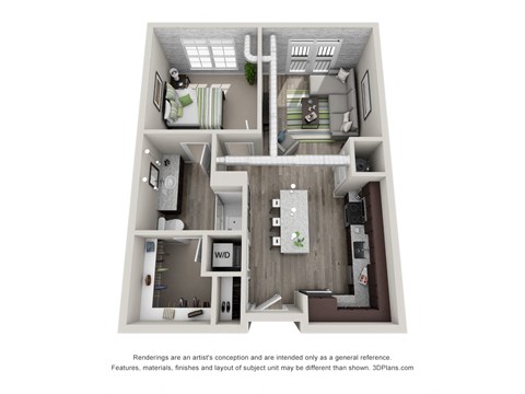 1233 N EDDY STREET SUITE 106 Studio Apartment for Rent - Photo Gallery 8